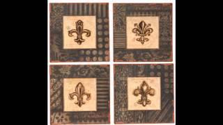 Fleur de lis wall decor ideas