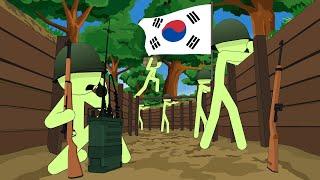 【W-A】The Korean War Stickman Animation