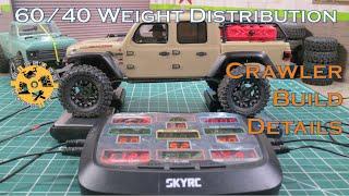 1/24 Scale Axial SCX24 Jeep Gladiator | Ep. 9 - Crawler Build - 60/40 Weight Distribution