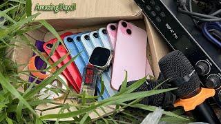 i Found Apple Watch Ultra & alots of iPhone 15 plus !! Restore iPhone 13 Cracked