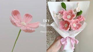 DIY Rosa Canina: How to Make Dog Rose with Pipe Cleaners (Handmade Gift Idea)