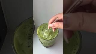 Cold-Whisked Strawberry Matcha Latte 