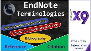 2. Terminologies used in Research Document | EndNote Terminologies | Research Terminologies
