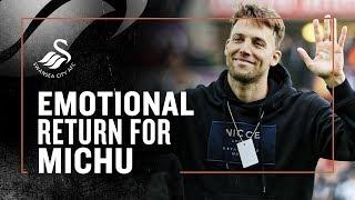 Michu makes emotional return to the Swans | Interview & BTS