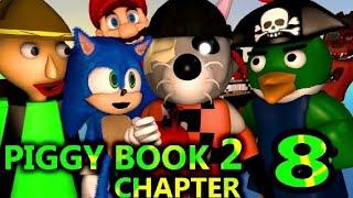 PIGGY BOOK 2 CHAPTER 8 vs SONIC & BALDI! ROBLOX RTX CHALLENGE Minecraft Animation Story