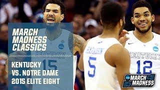 Kentucky vs. Notre Dame: 2015 Elite Eight | FULL GAME