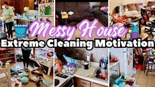 MESSYHOUSE CLEANING MOTIVATION // EXTREME REAL LIFE CLEAN WITH ME // SPEED CLEANING MOTIVATION