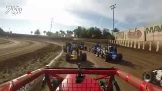 Brennan Rogers | VRA Focus Midget Heat Race GoPro | 7-12-14