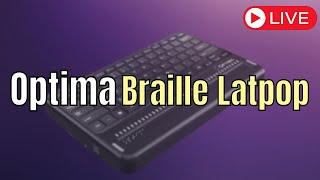 NEW laptop for the blind... with braille! | Optima Braille Laptop from Orbit Research
