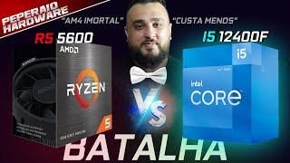 BATALHA DE PROCESSADOR: AMD RYZEN 5 5600 vs INTEL Core I5 12400F