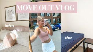 COLLEGE MOVE OUT VLOG | moving out of my junior year apartment!