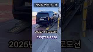 캐딜락 에스컬레이드 스페셜에디션 #에스컬레이드 #캐딜락 #유튜브 #원주전시장 #1월조건