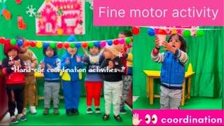 Fine motor activity | Activity for preschooler | Hand-eye coordination activity