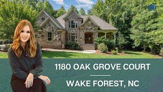 1180 Oak Grove Court in #wakeforestnc | Rebekah Lindsey, Team Leader