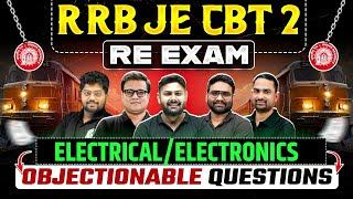 RRB JE CBT-2 Re Exam Objectionable Questions Electrical/Electronics Engineering | Impact On Cut Off