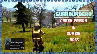 Creek Prison, a Zombie Boss, and Military Respirator at 99%? | SurrounDead Gameplay EP15 2023