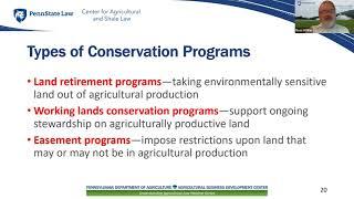 Understanding the Basics of Federal & State Conservation Programs