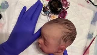 Reborn doll HAIR PAINTING/April 2021/Tanya Latashevska