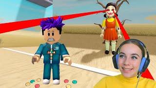 ПОБЕГ ИЗ ИГРЫ КАЛЬМАРА в ROBLOX!