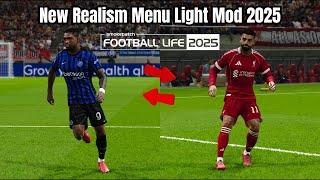  "New Realism Menu Light Mod 2025  The Ultimate PES 2021 Experience!"