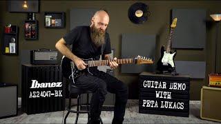 Ibanez AZ24047-BK - Guitar Demo with Peta Lukács