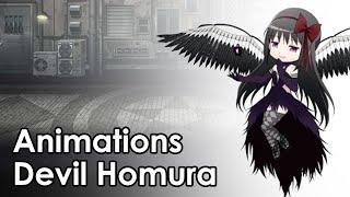 Devil Homura - Battle Animations