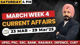 Weekly Current Affairs 2025 | March 2025 Week 4  | Parcham Classes Current Affairs #parchamclasses