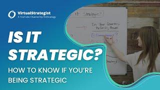 How to be Strategic: Business Strategy Checklist