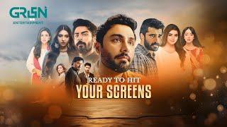 Green Entertainment Upcoming Dramas  Hamza Ali Abbasi, Ahmed Ali Akbar, Khushhal Khan, Ramsha Khan