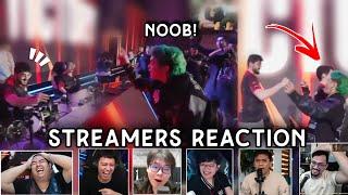 Streamers REACTION on Vamos RUSHING towards MOBAZANE and BTK...