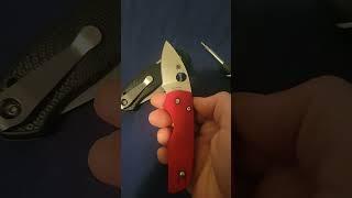 Spyderco Lil Native Knifejoy Exclusive RitDyed Racing Red. #spyderco #knifejoy #ritdye #lilnative