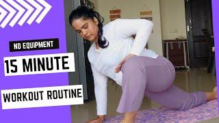 Get fit at home|| morning routine of Indian Girl || liveing alone|| #yoga #streching #fitness #vlog