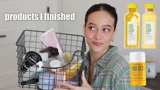 Products I've USED up / empties & mini reviews