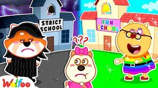 Lucy Survived the World's STRICTEST School  Wolfoo First Day Of School | Wolfoo Channel Official