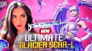 NEW GLACIER SCAR-L + SNOWSTAR SWEEHEART ULTIMATE SET || PUBG MOBILE