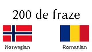 200 de fraze - Norvegiană - Română