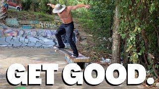 HOW I FORCED MYSELF TO GET BETTER AT SKATEBOARDING | 3 tips for progressing in skateboarding