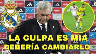 CARLO ANCELOTTI SE ARREPIENTE DE DECISIÓN / ADMITE SU GRAVE ERROR / PIDE PERDÓN A DANI CARVAJAL