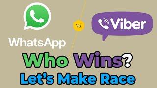 viber vs whatsapp which is better? Let's make a race || 2020