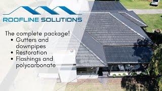 The complete roof  restoration package: gutters, flashings and downpipes