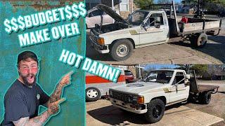 BUDGET FRIENDLY MAKEOVER. Mini truck DUALLY. ((1984 Toyota))