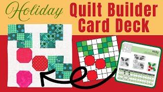 Dream it and make it with the Quilt Builder Card Deck Christmas Set