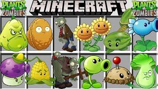 МОД НА РАСТЕНИЯ ПРОТИВ ЗОМБИ В МАЙНКРАФТ PLANTS VS ZOMBIES ADDON MINECRAFT BE PVZ