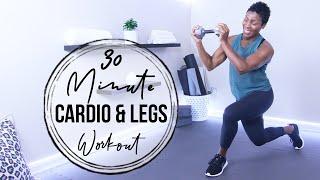 30 Minute HIIT Cardio and Legs Workout | Calorie Burning | Dumbbell Workout | Puzzle Fit