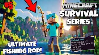 I BUILT the ULTIMATE Fishing Rod in Minecraft Survival Survival Series 1.21!