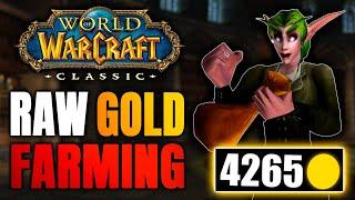 Ultimate Raw Gold Farming Guide for FRESH Classic WoW