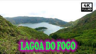 lagoa do fogo sao miguel azores 4k