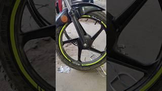 Wheel Radium Sticker Modified All bike's  #modified #youtube #shorts