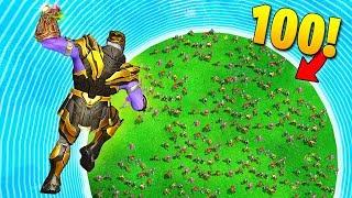 THANOS vs. 100 PLAYERS! - Fortnite Fails & Epic Wins #58 (Fortnite Funny Moments)