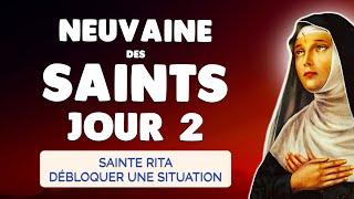  NEUVAINE des SAINTS Jour 2 SAINTE RITA  Débloquer une Situation Désespérée